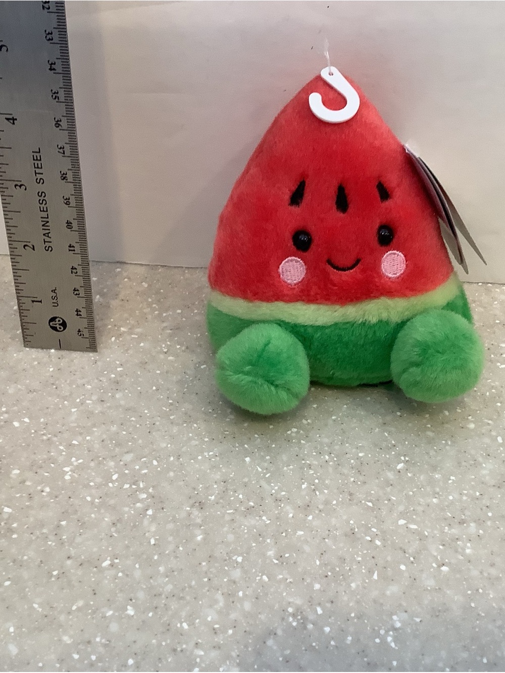 Aurora Palm Pals Sandy Watermelon Plush Toy Cute Fruit Stuffed Animal NEW TAGS